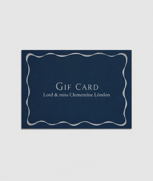 GIFT CARD LORD & MISS CLEMENTINE LONDON